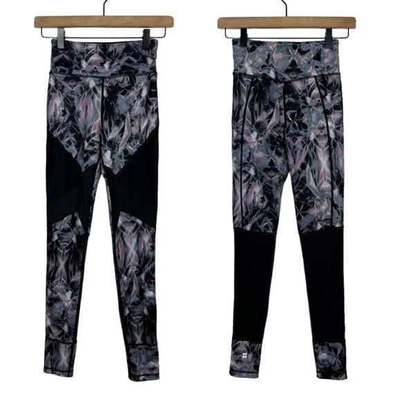 Sweaty Betty | XXS Reversible Mesh Panel Yoga Leggings - Picture 2 of 8